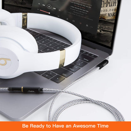 Stereo Jack Extension Cable Headphone Extension Cable 15FT 3.5Mm Male to Female Aux Extension Cable for Phones, Headphones, Speakers, Tablets, Pcs, MP3 Players and More, 4.5M